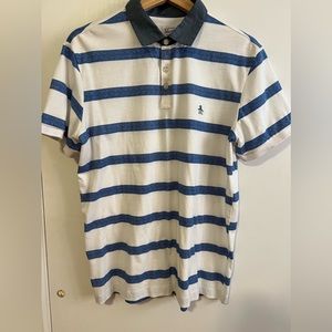 Shirt Navy blue and White